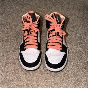 Jordan Women's Sneakers Black and Pink